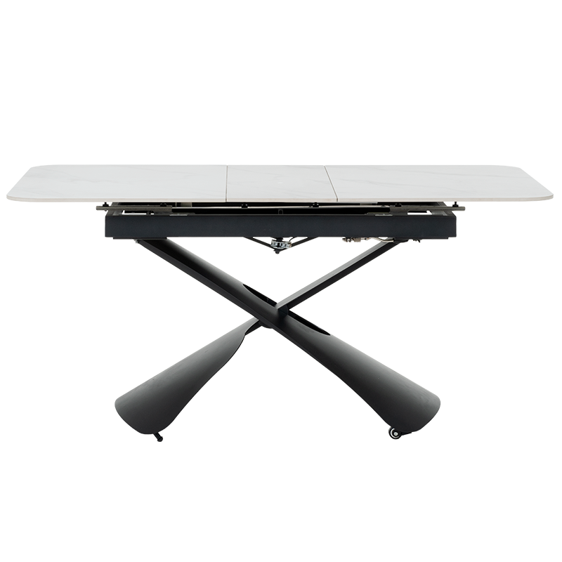 Разтегателна маса с повдигащ механизъм CAGUA - бяла