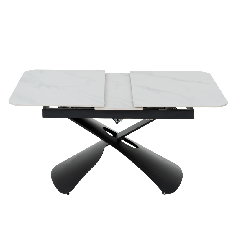 Разтегателна маса с повдигащ механизъм CAGUA - бяла