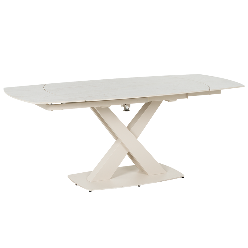 Разтегателна трапезна маса MATEO - крем