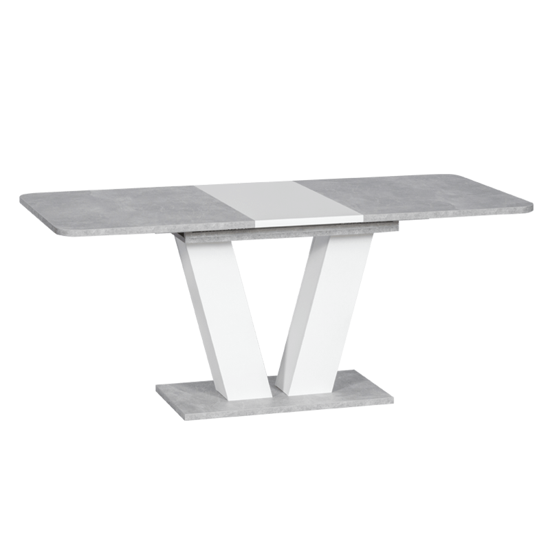 Разтегателна трапезна маса ALARA - бяла