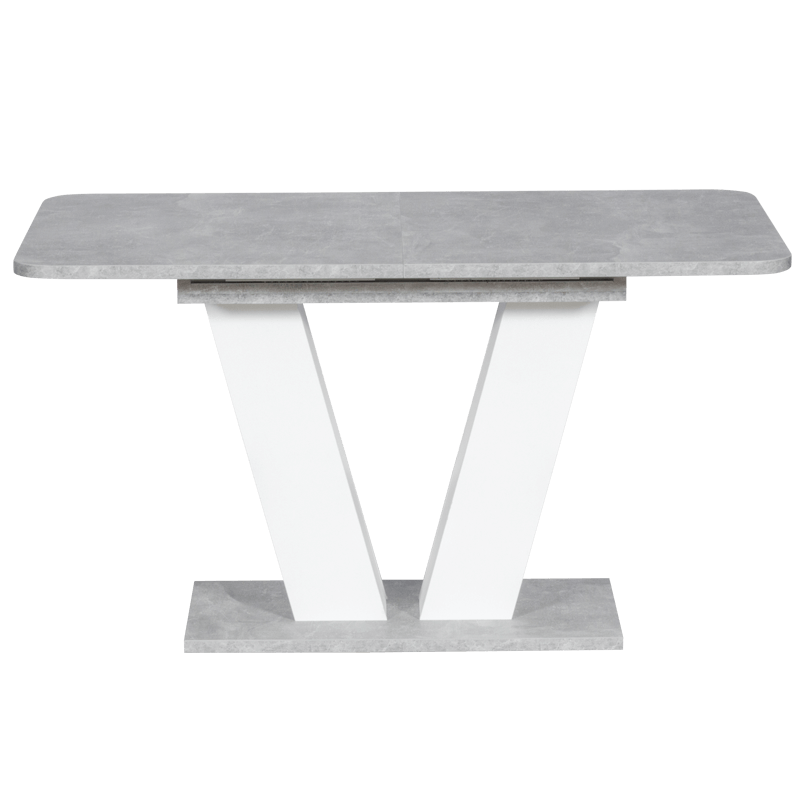 Разтегателна трапезна маса ALARA - бяла