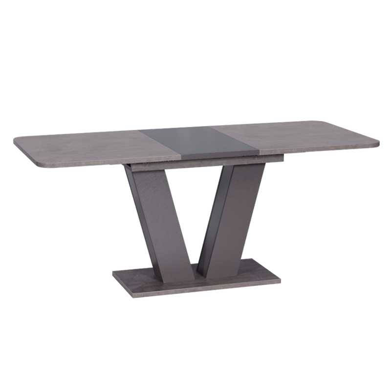 Разтегателна трапезна маса ALARA - тъмносива