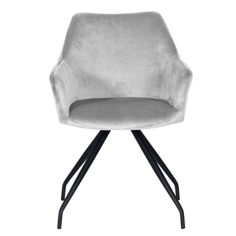 Трапезен стол KENDAL - светлосив BF 2