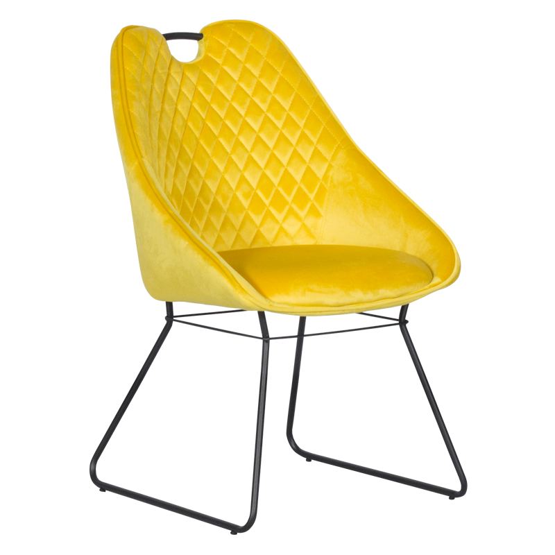 Трапезен стол GEDLING - жълт BF 2