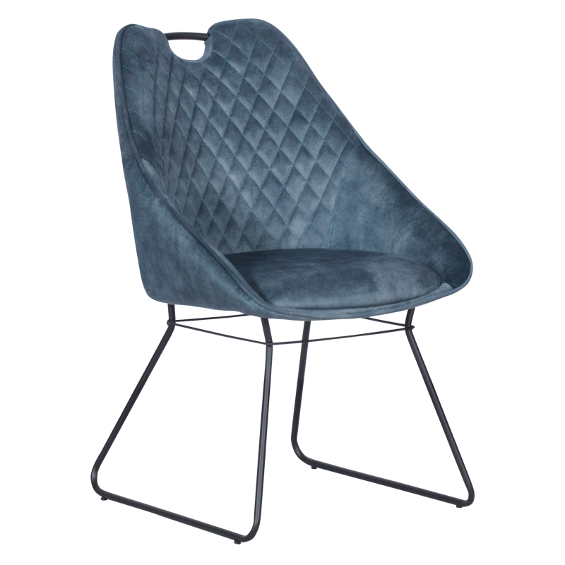 Трапезен стол GEDLING - син MJ 1