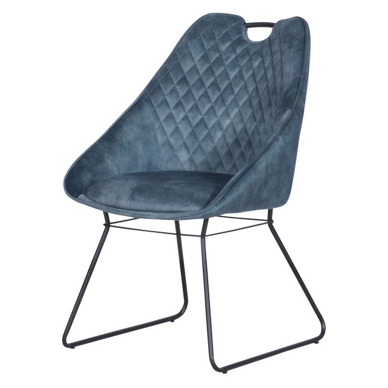 Трапезен стол GEDLING - син MJ 1