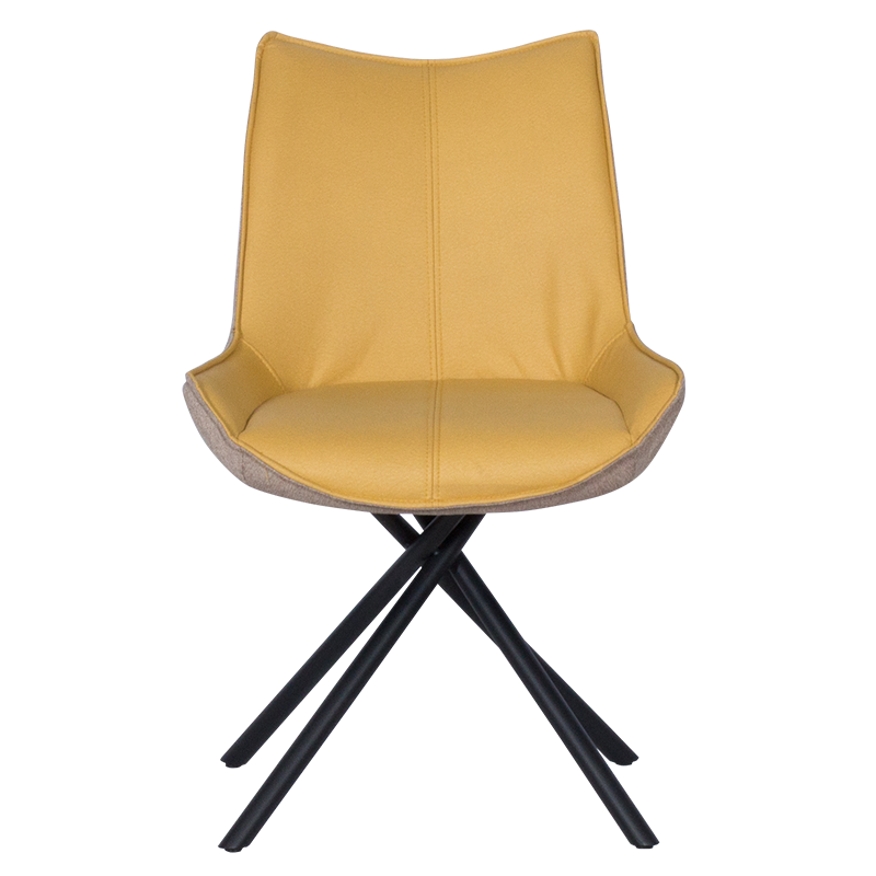 Трапезен стол HALTON - жълт DX-033