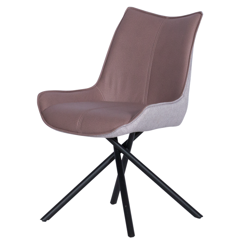 Трапезен стол HALTON - кафяв DX-035