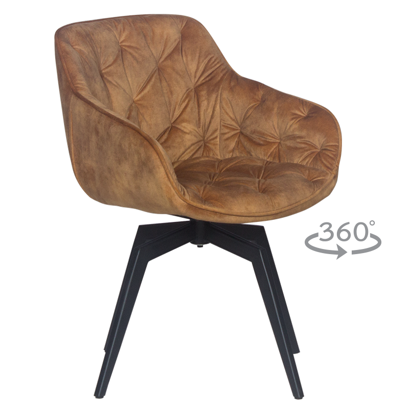 ТРАПЕЗЕН СТОЛ BUXTON - ОРАНЖЕВ MJ 1