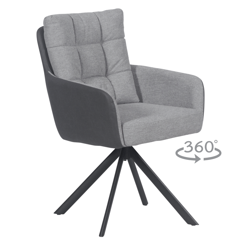 ТРАПЕЗЕН СТОЛ SEFTON - СИВ CM