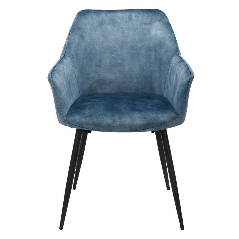 Трапезен стол TIPTON - син MJ 1