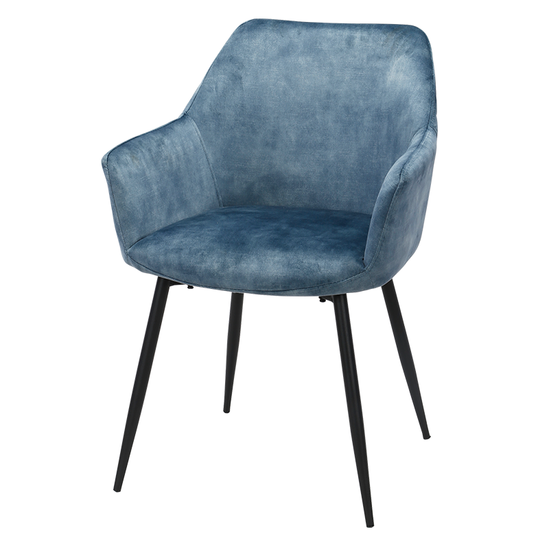 Трапезен стол TIPTON - син MJ 1