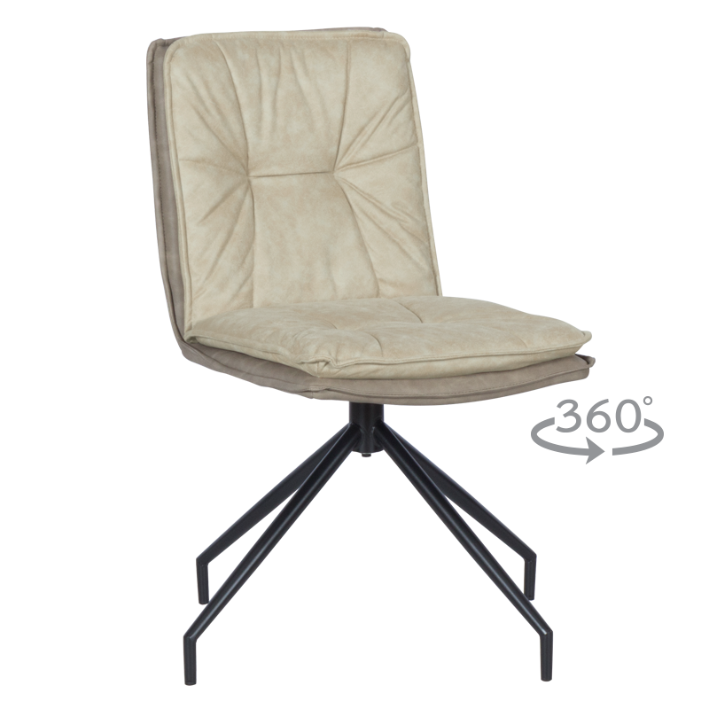 Трапезен стол RAMSEY - шампанско BF 1