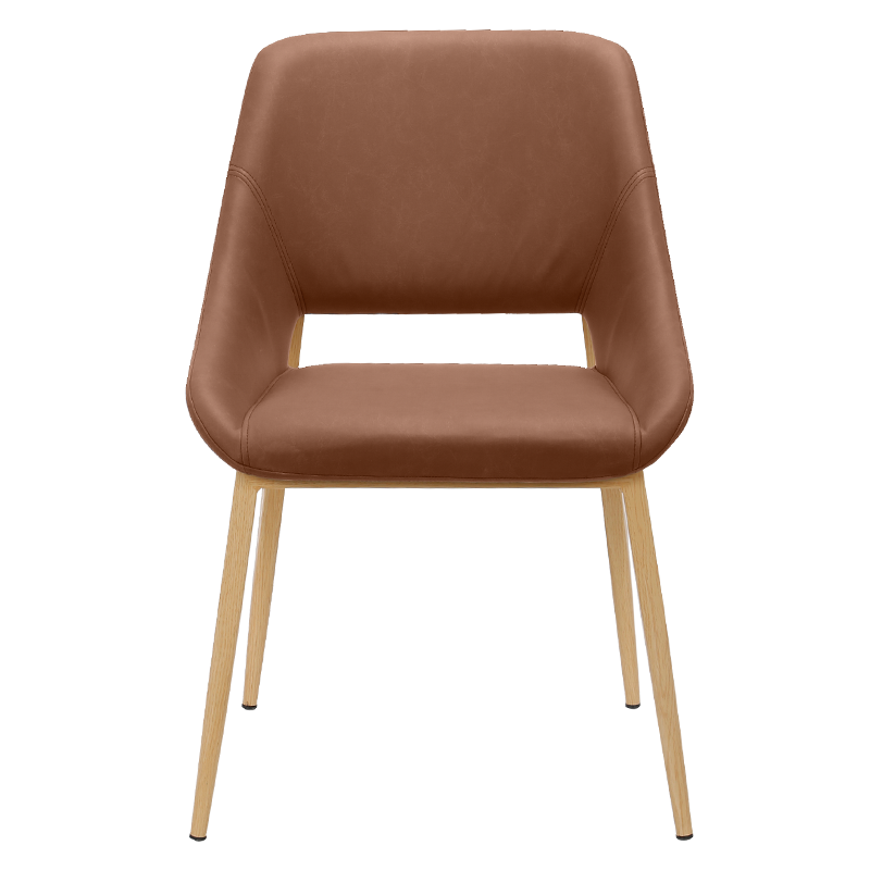 Трапезен стол LUTON - светлокафяв 7