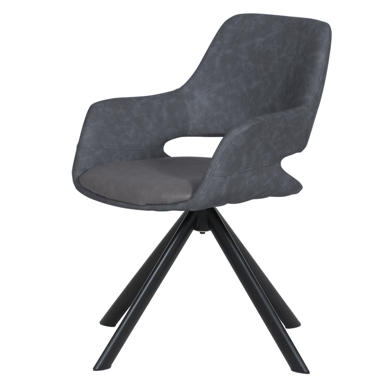 Трапезен стол DEVON - сив SF 2