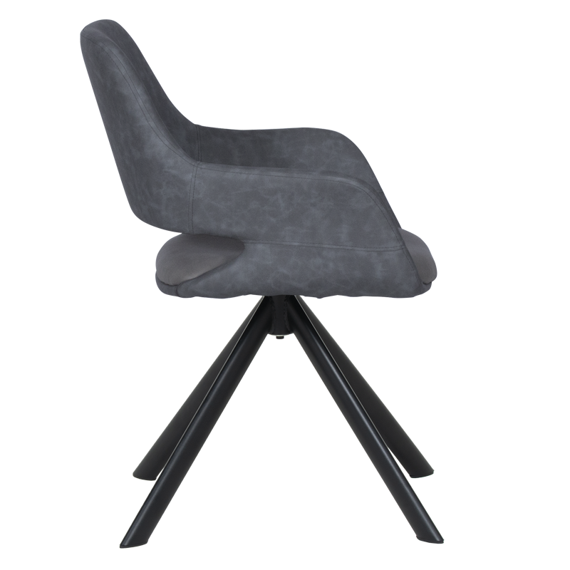 Трапезен стол DEVON - сив SF 2