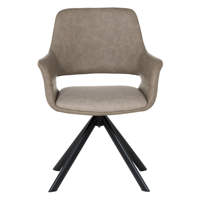 Трапезен стол DEVON - светлобежов SF 2