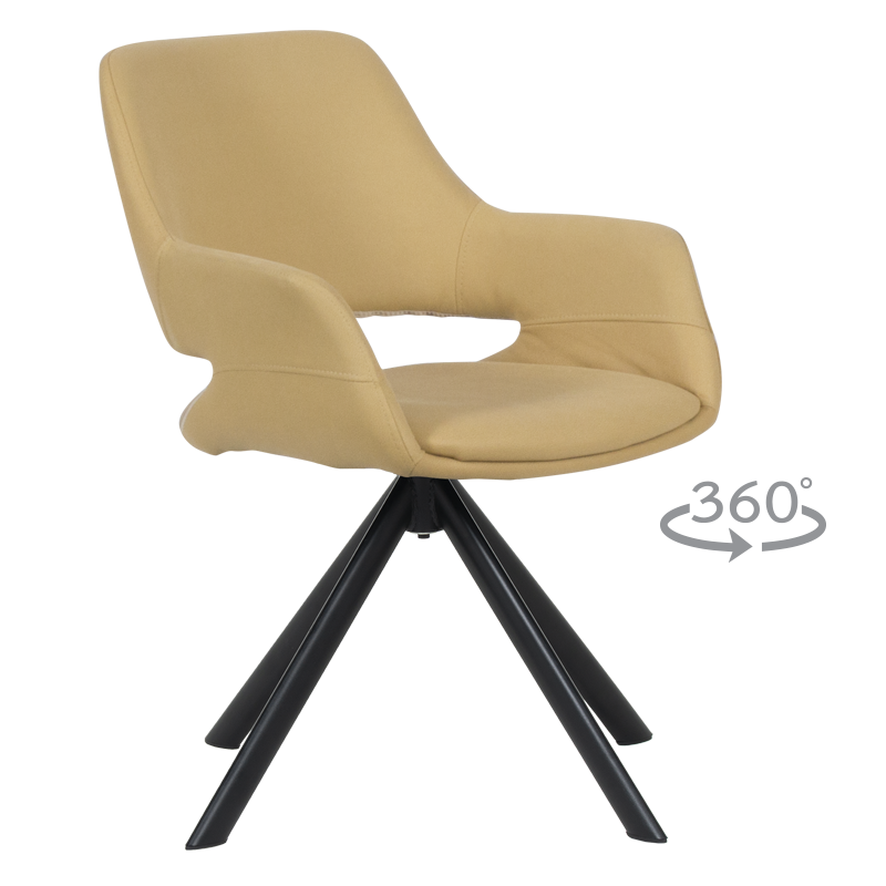 Трапезен стол DEVON - жълт SF 1