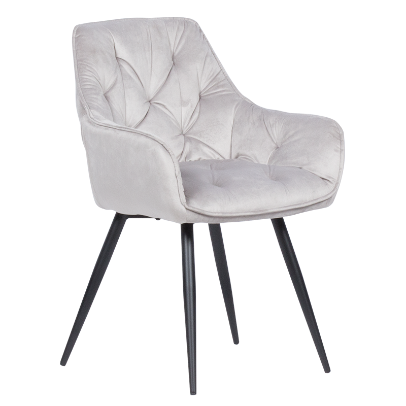 Трапезен стол LATINA - светлосив