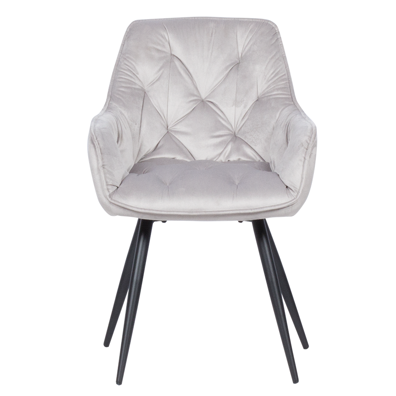 Трапезен стол LATINA - светлосив