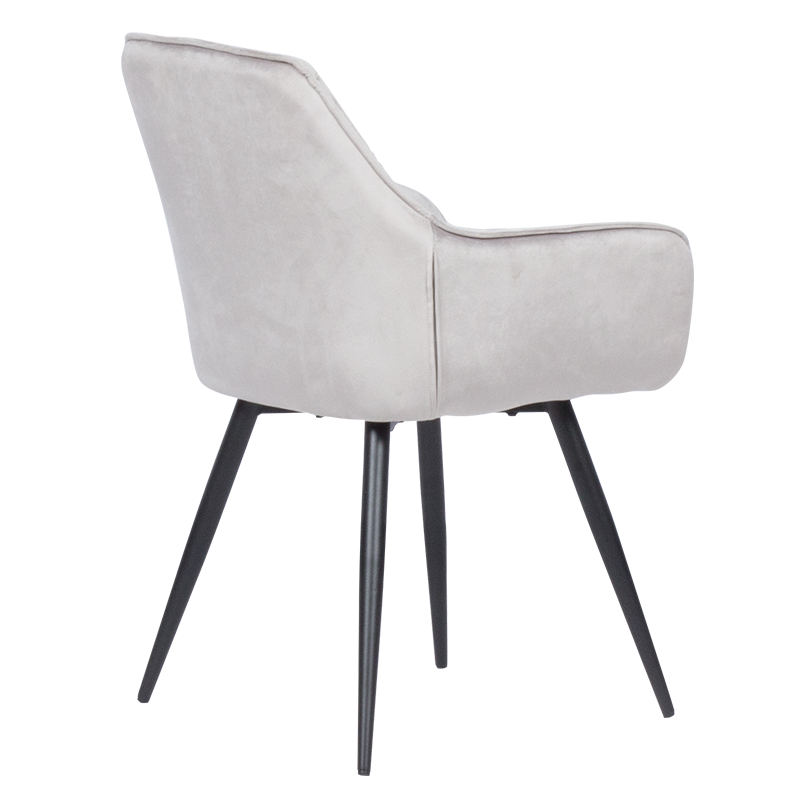 Трапезен стол LATINA - светлосив