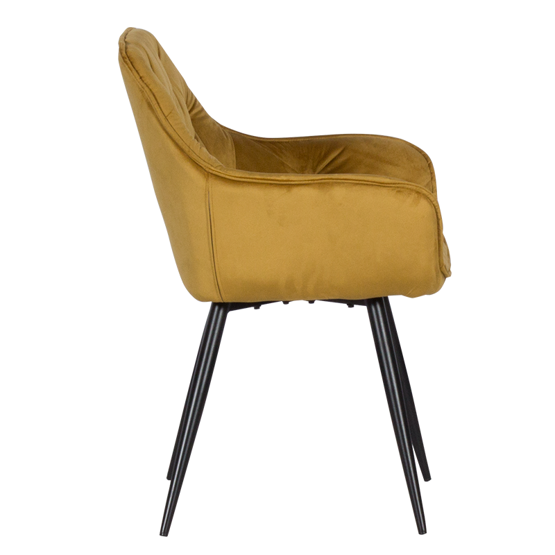 Трапезен стол LATINA - жълт