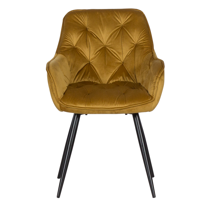 Трапезен стол LATINA - жълт