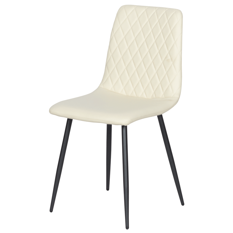 Трапезен стол MONZA еко кожа - крем