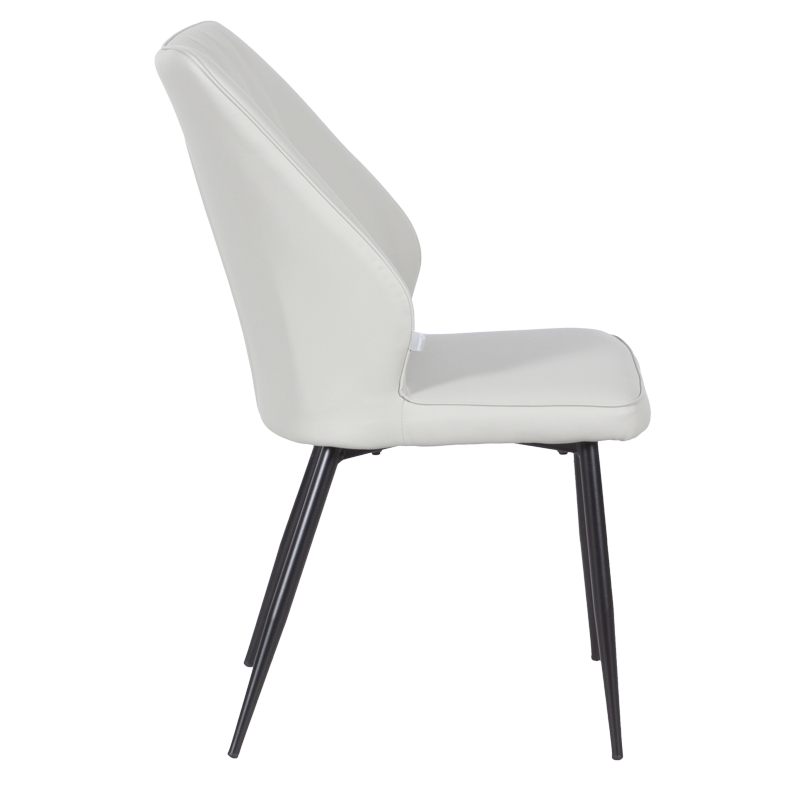 Трапезен стол LAREDO Y еко кожа - светлосив 29