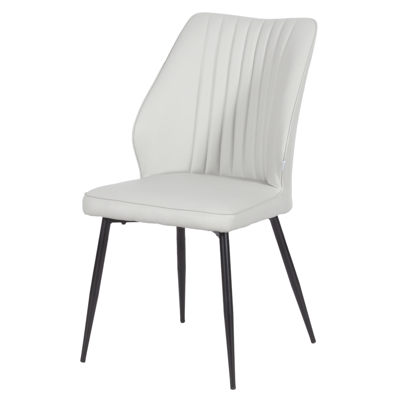 Трапезен стол LAREDO Y еко кожа - светлосив 29