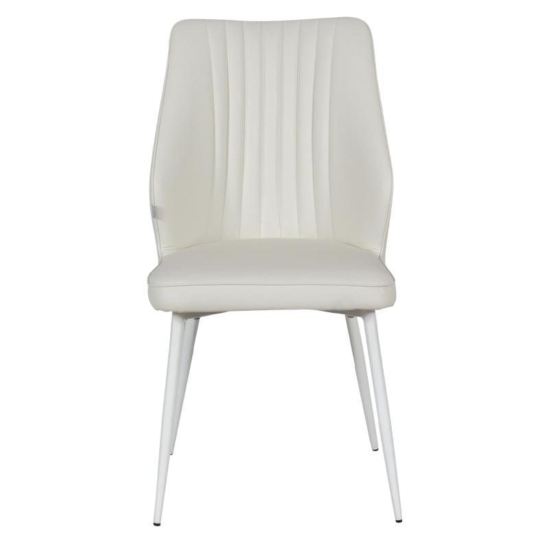 Трапезен стол LAREDO 3 Y силиконова кожа - шампанско 02