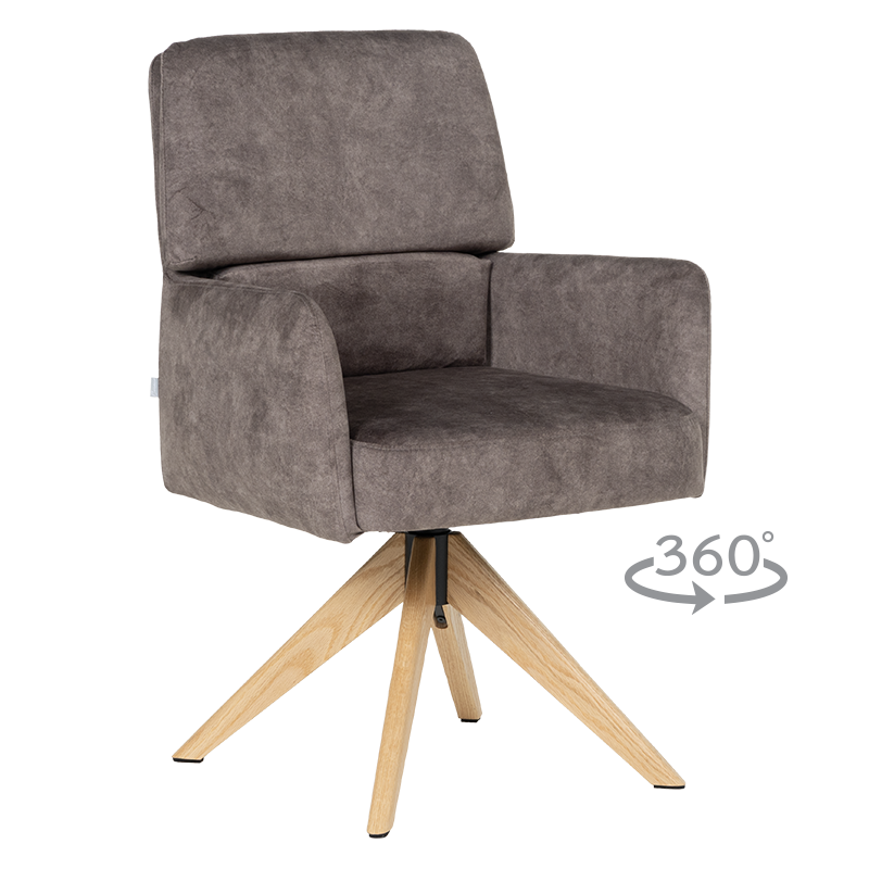 Трапезен стол NARVA W - тъмнобежов