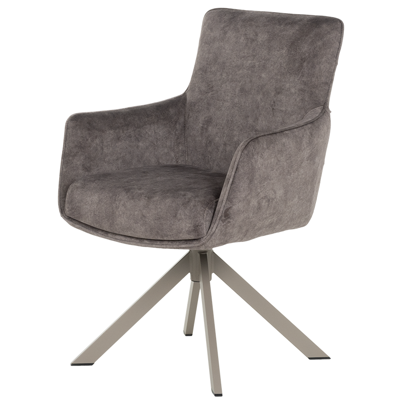 Трапезен стол VALGA - тъмнобежов