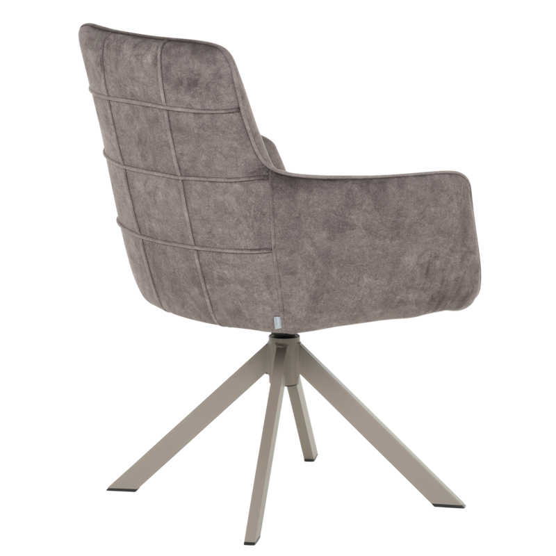 Трапезен стол VALGA - тъмнобежов