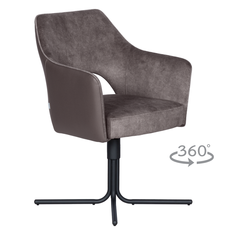 Трапезен стол PARNU - тъмнобежов