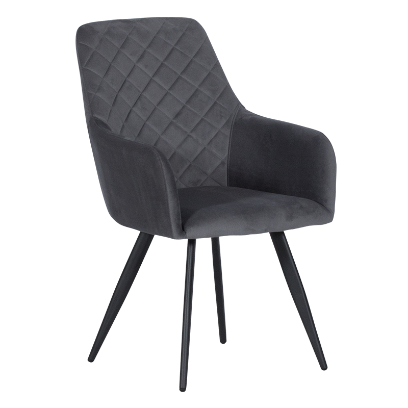 Трапезен стол ETON P - тъмносив HLR