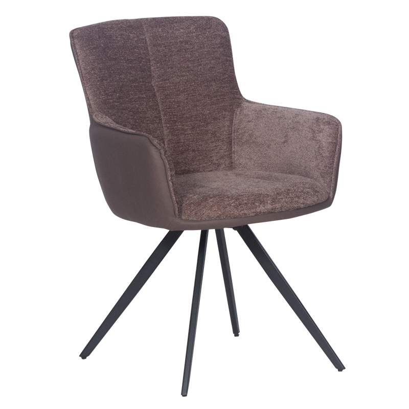 Трапезен стол PENDLE - средно кафяв XV