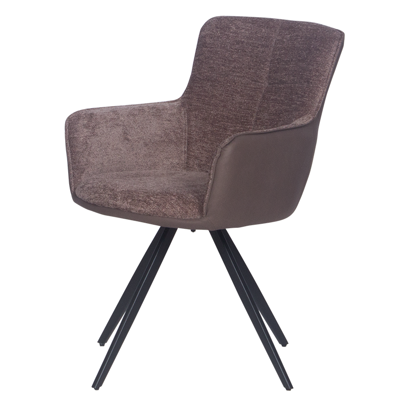 Трапезен стол PENDLE - средно кафяв XV