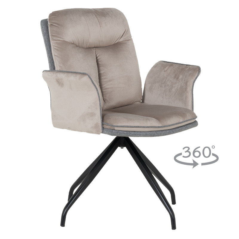 ТРАПЕЗЕН СТОЛ MARLOW - МИШО СИВ BF 2