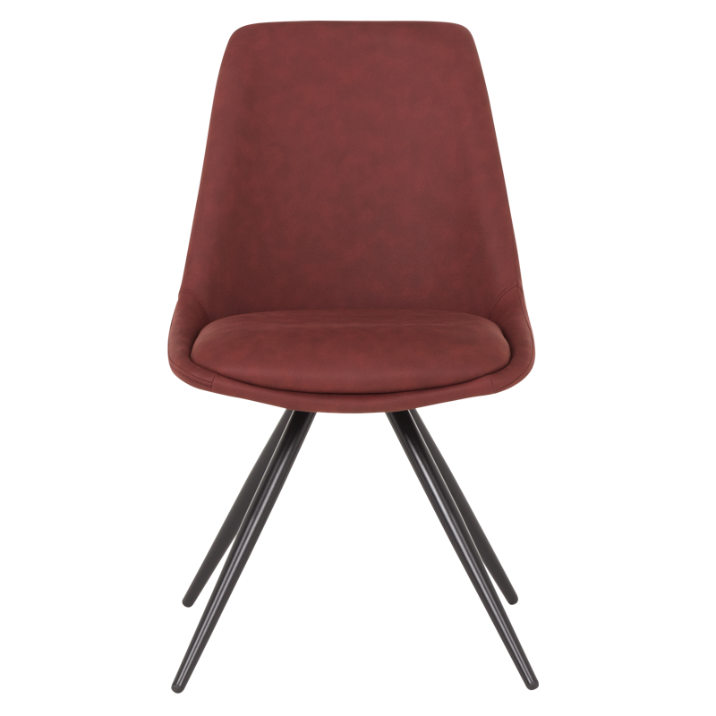 Трапезен стол CAMDEN - червен SF 2