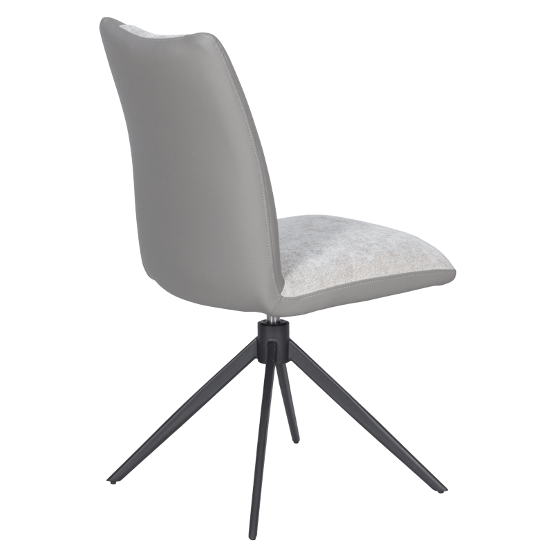 Трапезен стол TULSA - светлосив