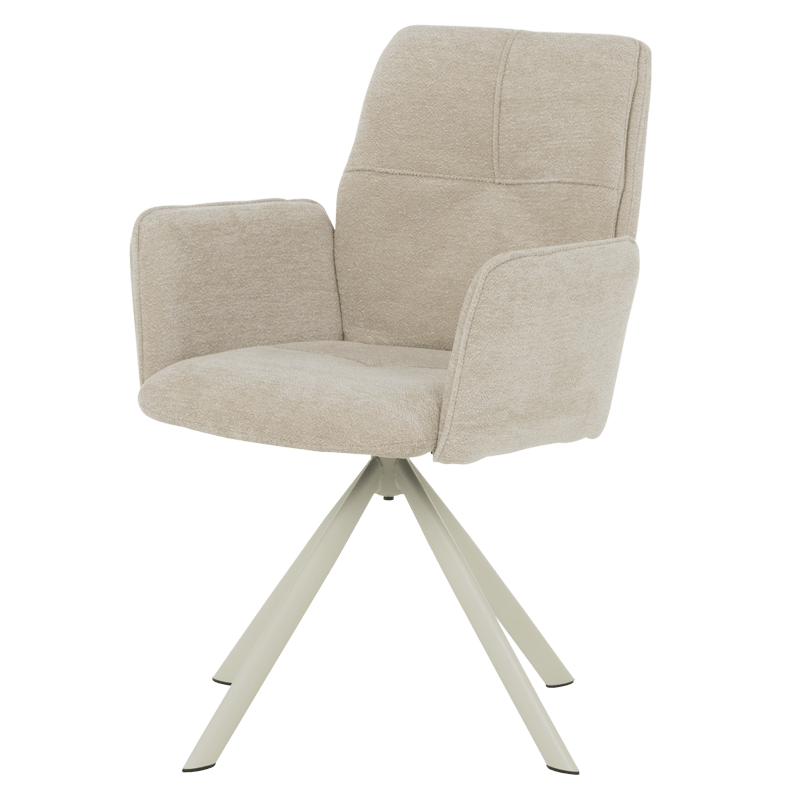 Трапезен стол BURY 1 - крем R 28