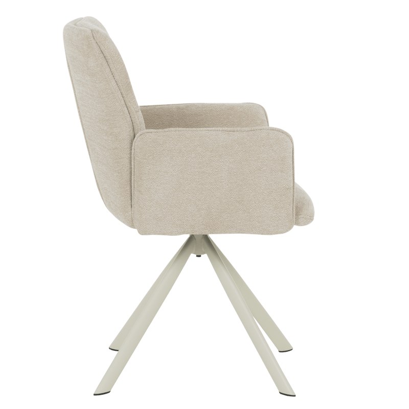 Трапезен стол BURY 1 - крем R 28