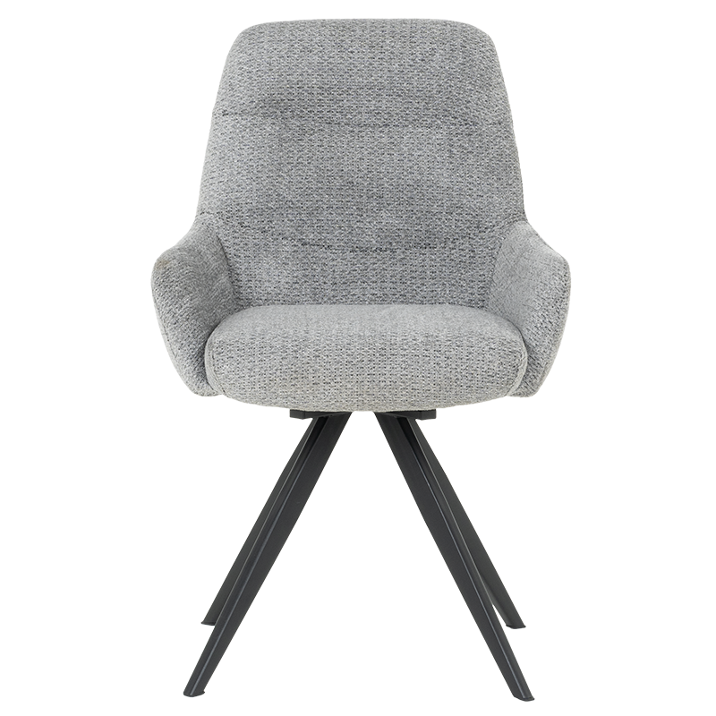 Трапезен стол ASCOT - сив B 90