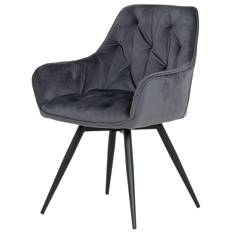 Трапезен стол LATINA PREMIUM - тъмносив