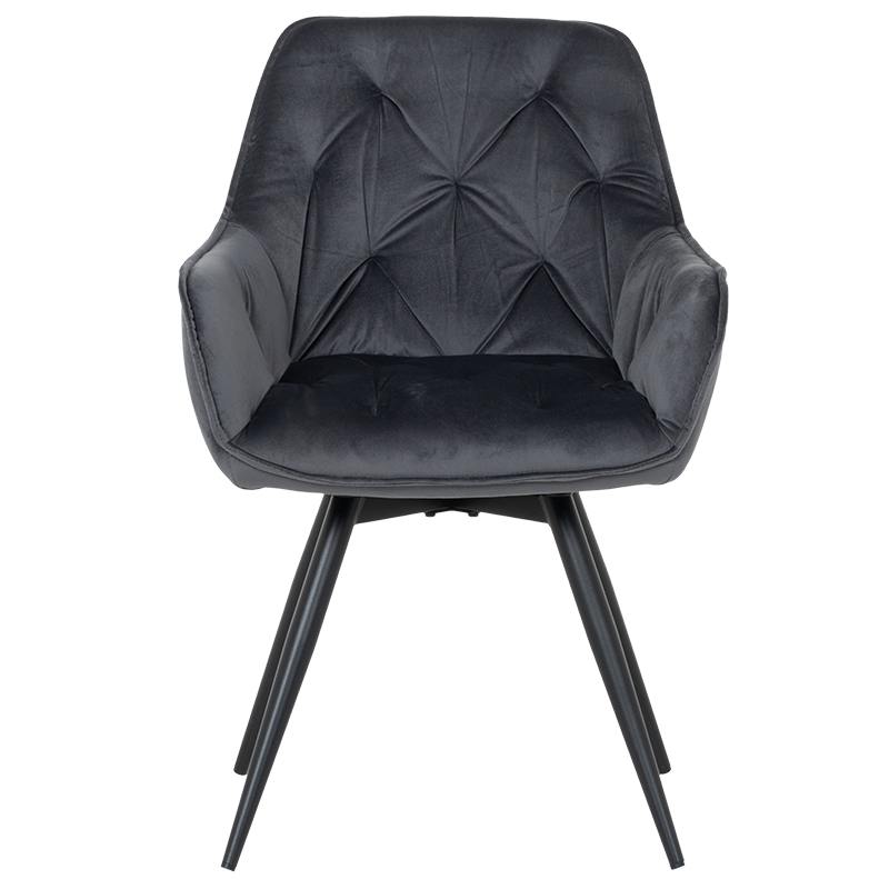 Трапезен стол LATINA PREMIUM - тъмносив