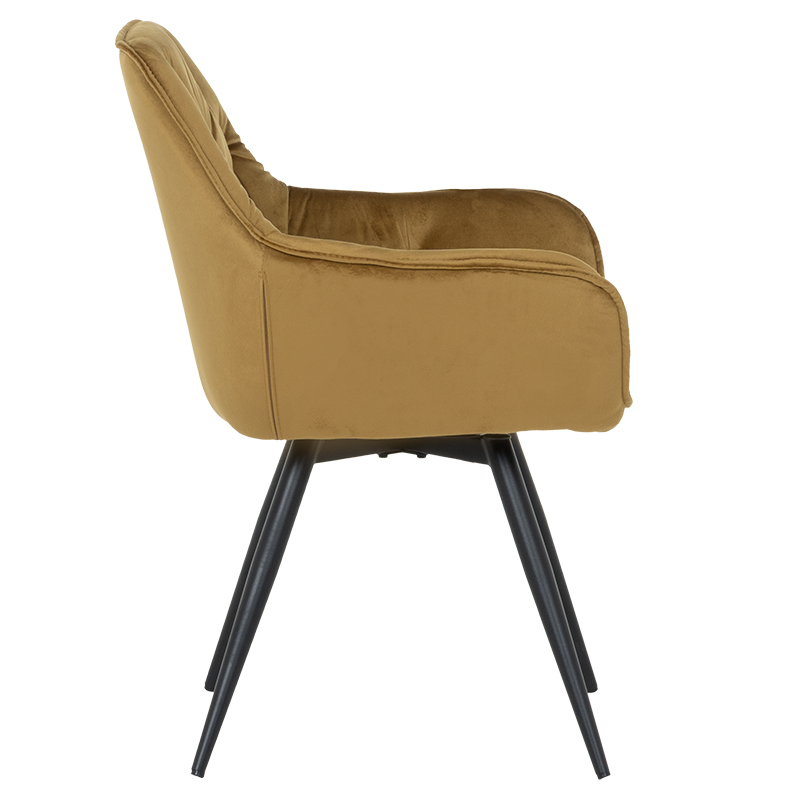 Трапезен стол LATINA PREMIUM - жълт