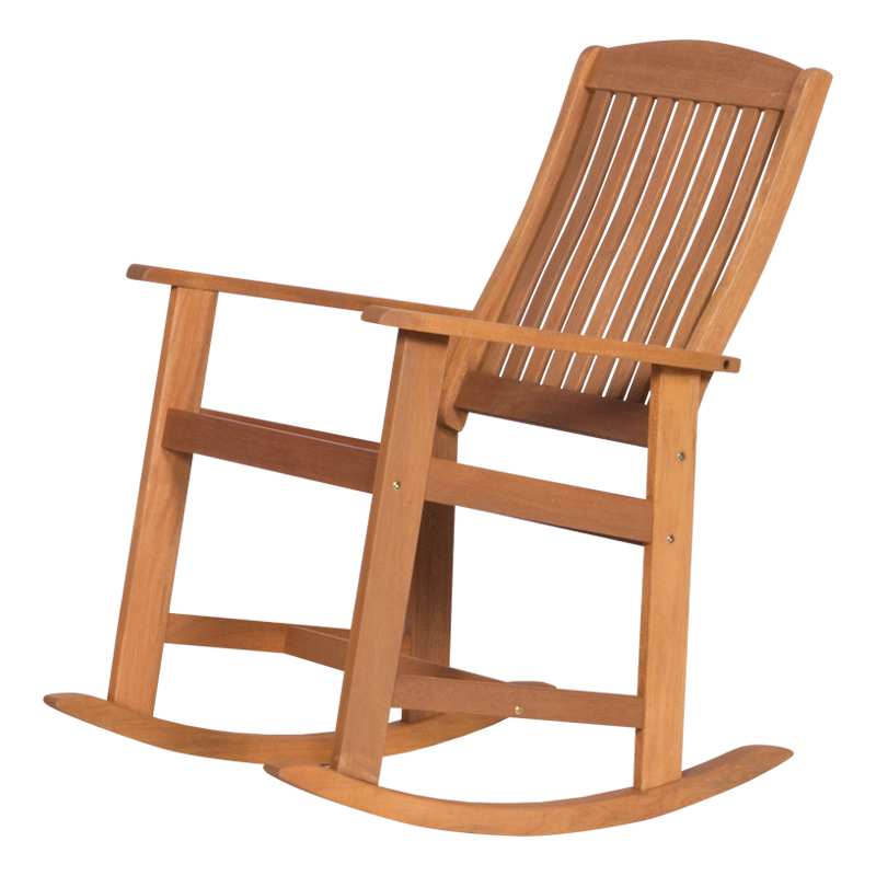 Люлеещ дървен градински стол NORA