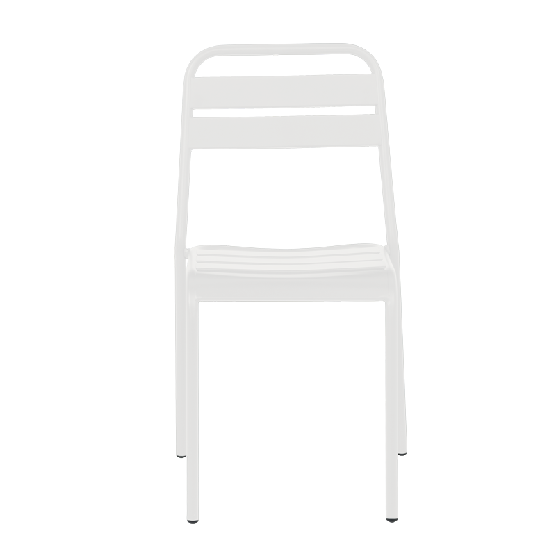 Метален градински стол ABA - бял