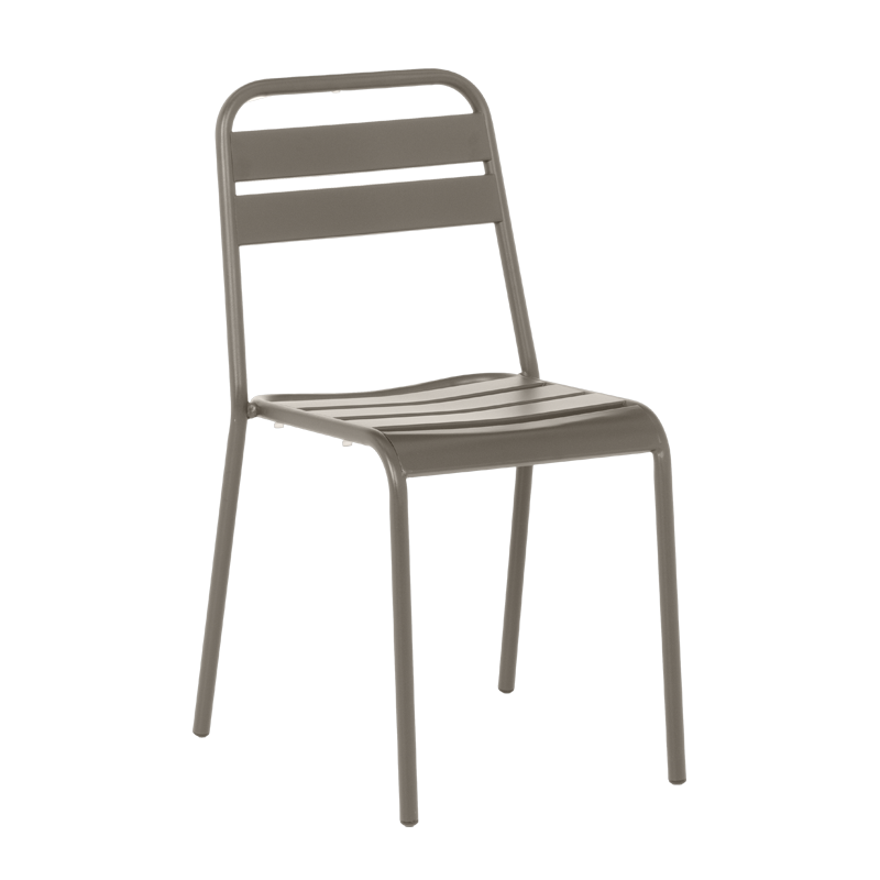 Метален градински стол ABA - капучино